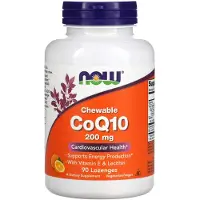 Now , Kædelig CoQ10 Med Vitamin E, Orange, 90 Lozenges