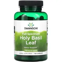 Swanson Health , Heilage Basil Leaf, Full Spectrum, 400 mg, 120 Kapsler