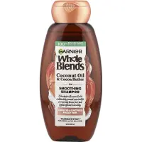 Garnier , Whole Blends, Glattende Shampoo, Kokosolie & Kakao Butter, 12.5 fl oz (370 ml)