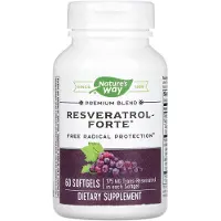 Nature'S Way , Premium Blend Resveratrol Forte, 175 mg, 60 Mygge