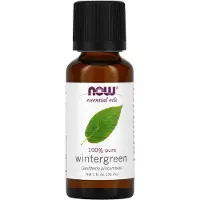 Now ?teriske olier Vintergr?n oliestimulerende aromaterapiduft Dampdestilleret 100 % ren vegansk b?rnesikret h?tte 1-ounce