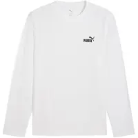 Puma Essentials No. 1 Logo Long Sleeve Tee Men, Clothing, White, S