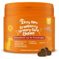 Zesty Paws Urinary Care Chews Tranebær - 90 tyggetabletter