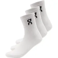 ON - Sokker - Logo Sock High 3P White til UnisexBomuld - Størrelse S - Hvid