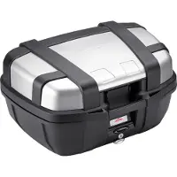 Givi TOPCASE TREKKER 52 MONOKEY, 52L, ALU/SORT sølv