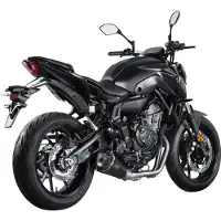 MIVV Delta Race-udstødningssystem med EG-BE MT-07/FZ-07 21- BL