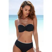 LASCANA Bikinitrusse sort