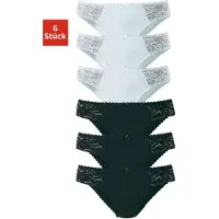 Petite fleur Slip sort / hvid