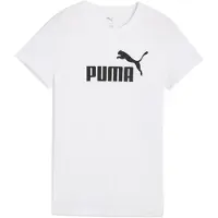 Puma Essentials Logo Tee Women, Clothing, White, S