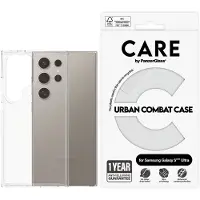 CARE by PanzerGlass Flagship Case Transparent Urban Combat w. Clear Frame Samsung Galaxy S25 Ultra