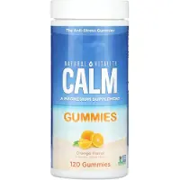 Natural Vitality , CALM, Magnesium Supplément, Orange, 120 Gummies