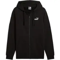 Puma Essentials No. 1 Logo Full-Zip Hoodie Men, Clothing, Black, L