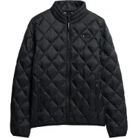 Superdry Superdrytil mænd. M5012145A Fuji Lite quiltet jakke sort (XL), Casual, Polyester
