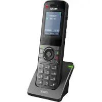 Snom M55 - Ekstra trådløst håndsæt - med Bluetooth interface med opkalds-ID - DECT - 3-vejs opkaldskapacitet - sort