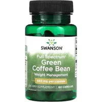 Swanson Health , Full Spektrum Grøn Kaffe Bær, 400 mg, 60 Kapsler