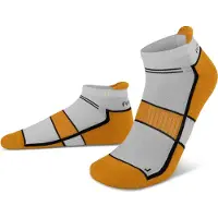 Normani Sportssokker orange / sort / hvid