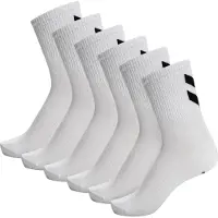 Hummel Sportssokker 'Chevron' sort / hvid
