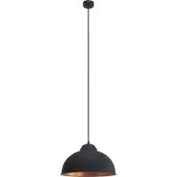 Eglo TRURO 2 PENDEL Ø370 SORT/KOBBER INDV.