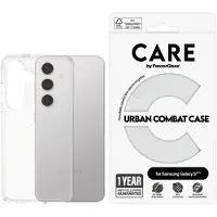CARE by PanzerGlass Flagship Case Transparent Urban Combat w. Clear Frame Samsung Galaxy S25