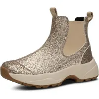 Woden Støvler - Silje - Beige m. Gimmer - - 39 - Støvler