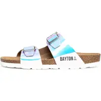 Bayton Pantoletter 'Ilithyie' lyseblå / lilla / pink / sort / hvid