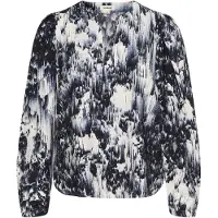 Soaked in luxury Bluse 'Jazzlyn' blå / navy / hvid