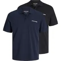 Jack & Jones Bluser & t-shirts mørkeblå / sort / hvid