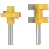 GEKO Freser til not-/fals-samlinger 2 stk - skaft 8 mm (5/50)