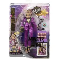Mattel Doll Clawdeen Wolf i Monster Ball Party Fashion med tematilbeh?r inklusive balloner