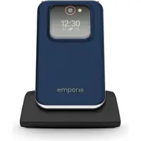 Emporia emporiaJOY (V228), 2G, (V3), klaptelefon med store knapper, blåbær