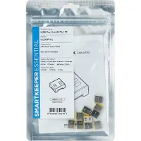 Smartkeeper UL03P1YL, Portblokering, USB Type-A, Gul, 1 stk, Polybag, 130 mm