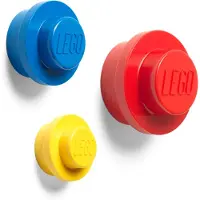 LEGO Knagesæt i rød, blå og gul 5005906