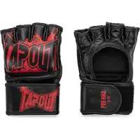 TAPOUT Korte fingerhandsker 'MMA Pro Fight' rød / sort