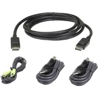 Aten 2L-7D03UDPX4 - Kabelsæt til tastatur / video / mus (KVM) - TAA-kompatibel - for CS1182DP4C, CS1184DP4C