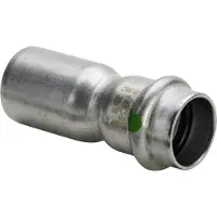 Viega Inox reduktion 42x35 mm Inox, rustfri stål, nippel/muffe, SC-Contur