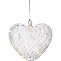 Sirius Home Sirius Wave Hjerte - Klar - Ø 15 cm
