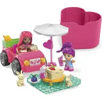 Mega Bloks MEGA Barbie Color Reveal Convertible Road Trip, Byggesæt, 4 År, Plast, 66 stk, 210 g