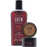 American Crew Styling Winter Duo Classic Shampoo & Classic Pomade Set Hårplejesæt 1 stk.