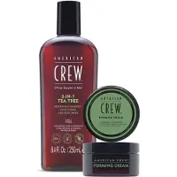 American Crew Styling Winter Duo Tea Tree Shampoo & Forming Cream Set Hårplejesæt 1 stk.