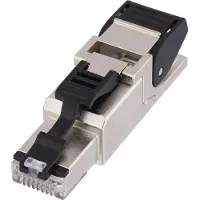 Lapp 21700615, RJ 45, Sort, Rustfrit stål, Hanstik, Nikkel, Cat6a, 0 - 40 °C