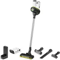 Kärcher VC 6 Cordless OurFamily Battery Plus - Støvsuger - pind/håndholdt (2-i-1) - uden pose - 250 W - ledningsfri - hvid - 2 batterier, inkluderet oplader