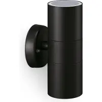 Philips Kylis væglampe 25 W GU10, uden pære, Udendørs vægbelysning, Sort, Metal, IP44, Terrasse, Have, I