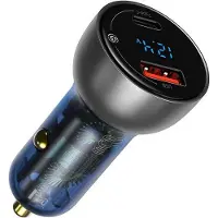 Baseus CCKX-C0A, Automatisk, Cigartænder, 20 V, Blå, Grå