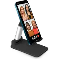 SBS TASTAND, E-bog-læser, Mobiltelefon/Smartphone, Tablet/UMPC, Passiv holder, Skrivebord, Sort, Sølv