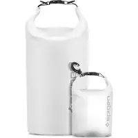 Spigen AquaShield WaterProof Dry Bag + A630, Backpacking, Strandaktivitet, Camping, Canoeing, Kayaking, Vandsportsaktivitet, Universel, Hvid, Termopl