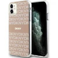 DKNY IML Mono & Stripe MagSafe-etui til iPhone 11 / Xr - pink