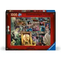 Ravensburger Disney Villainous: Cruella de Vil och figur 1000 -stycken Jigsaw -pussel för vuxna - 12001124 - Handgjorda verktyg tillverkade i Tys