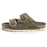 Bayton Pantoletter 'Atlas' khaki / sort