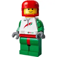 LEGO Opskaleret racerkører-minifigur 40819
