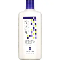Andalou Naturals , Forbedring af Konditioner, Full Volume, For Lift, Krop, og Glans, Lavender & Biotin, 11.5 fl oz (340 ml)